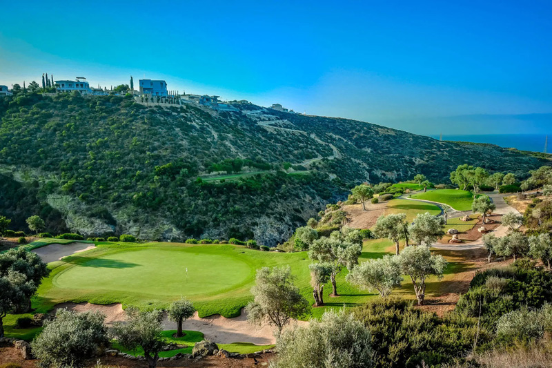 Hố 7 – Par 3, Aphrodite Hills (Cyprus)
