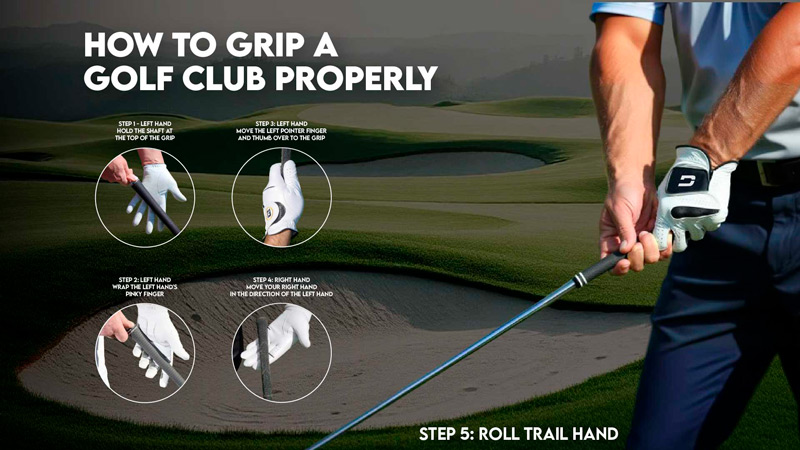 Hướng dẫn cầm gậy golf