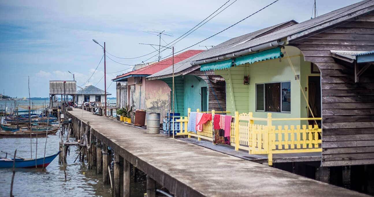 Làng truyền thống tại Tanjung Pinang
