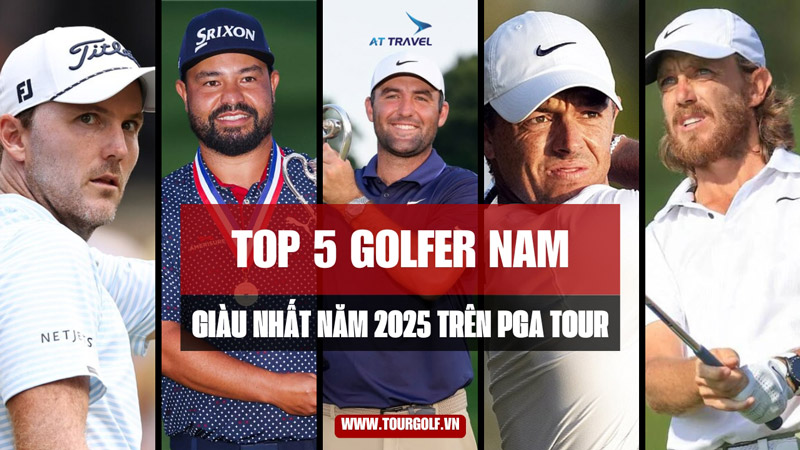 Golfer nam giàu nhất PGA Tour