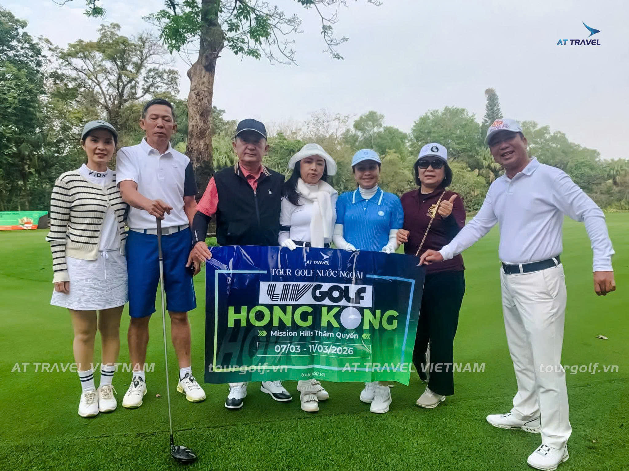 HÌNH ẢNH ĐOÀN TOUR LIV GOLF HONG KONG 07/03-11/03/2026
