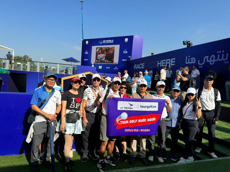 Tour giải golf Race to Dubai do AT Travel tổ chức