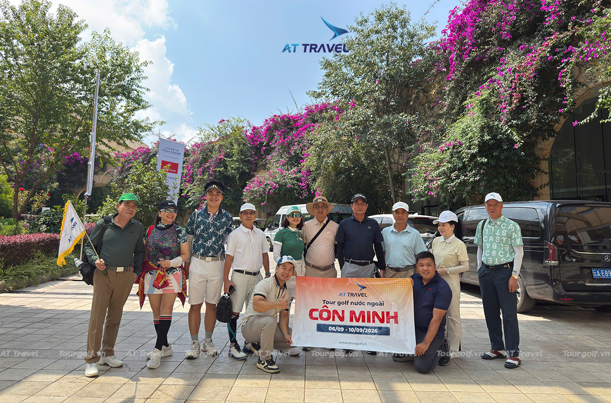 HÌNH ẢNH ĐOÀN TOUR GOLF CÔN MINH 6/9-10/9/2026