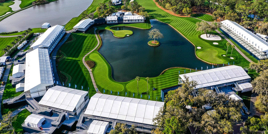 Hố số 17 tại TPC Sawgrass